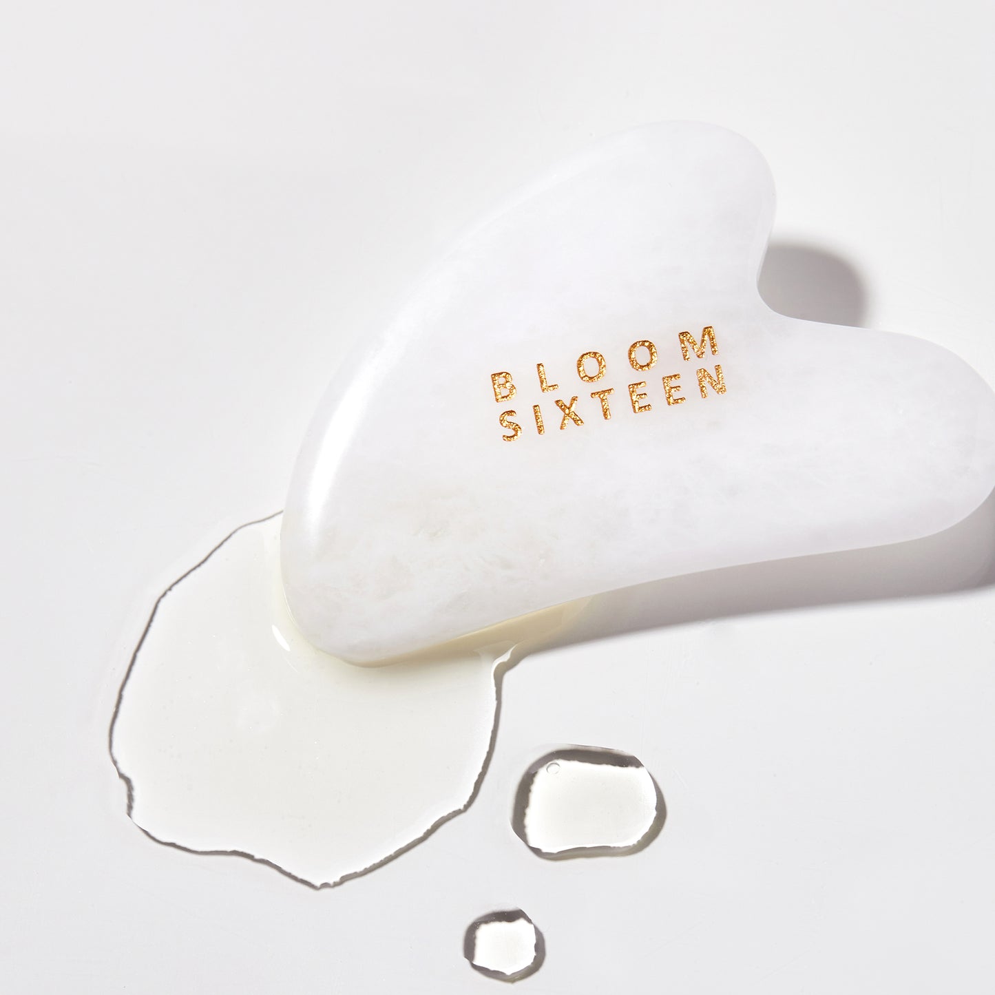 BloomSixteen Gua Sha Facial Lifting Tool White Jade 4